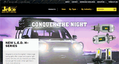 Desktop Screenshot of jetcolighting.com