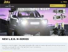 Tablet Screenshot of jetcolighting.com